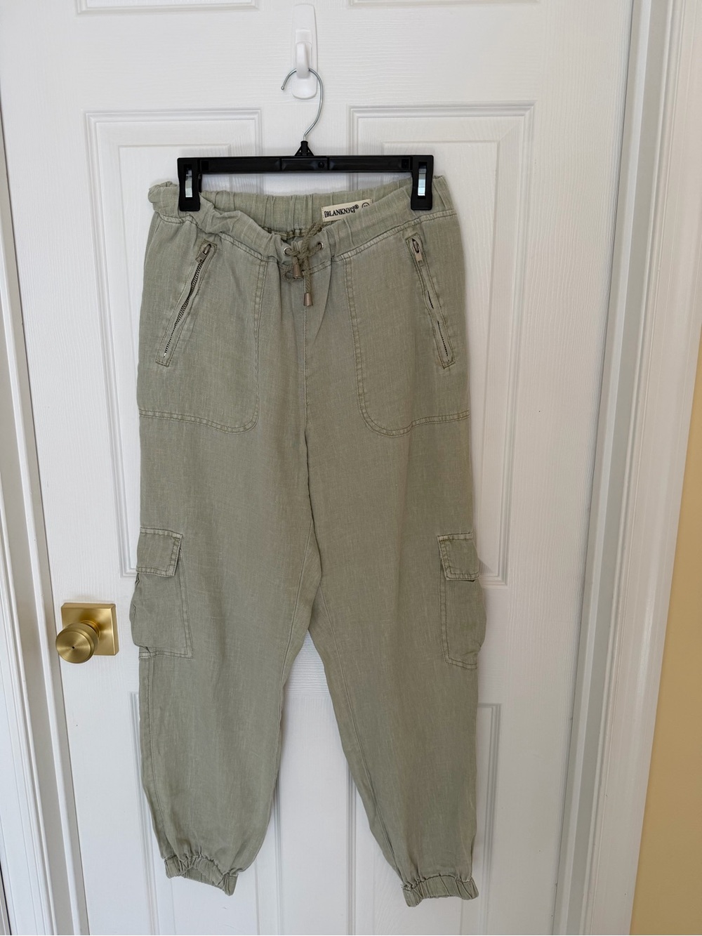Blank NYC women’s Olive Green Cargo Joggers
